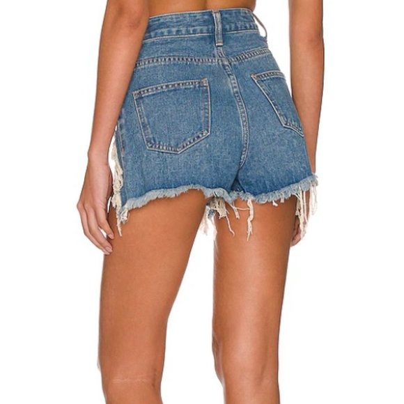 SUPERDOWN REVOLVE QUINN DENIM SHORTS 27 NWT - Picture 4 of 4